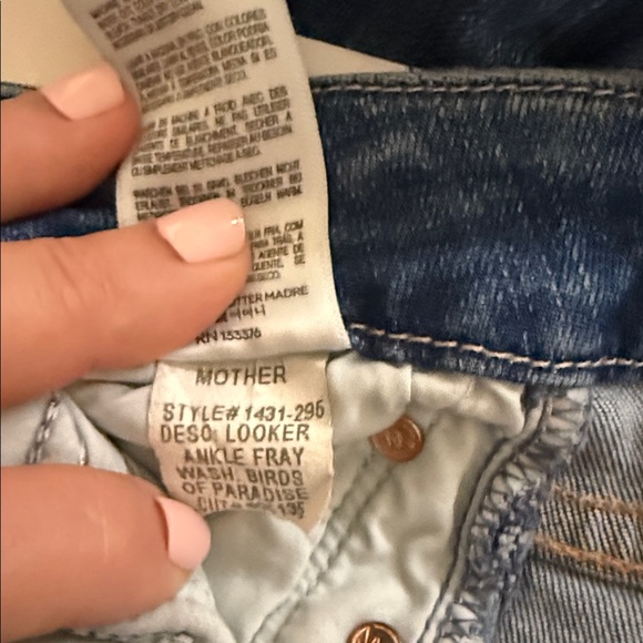 Mother frayed straight jeans - Picture 3 of 10
